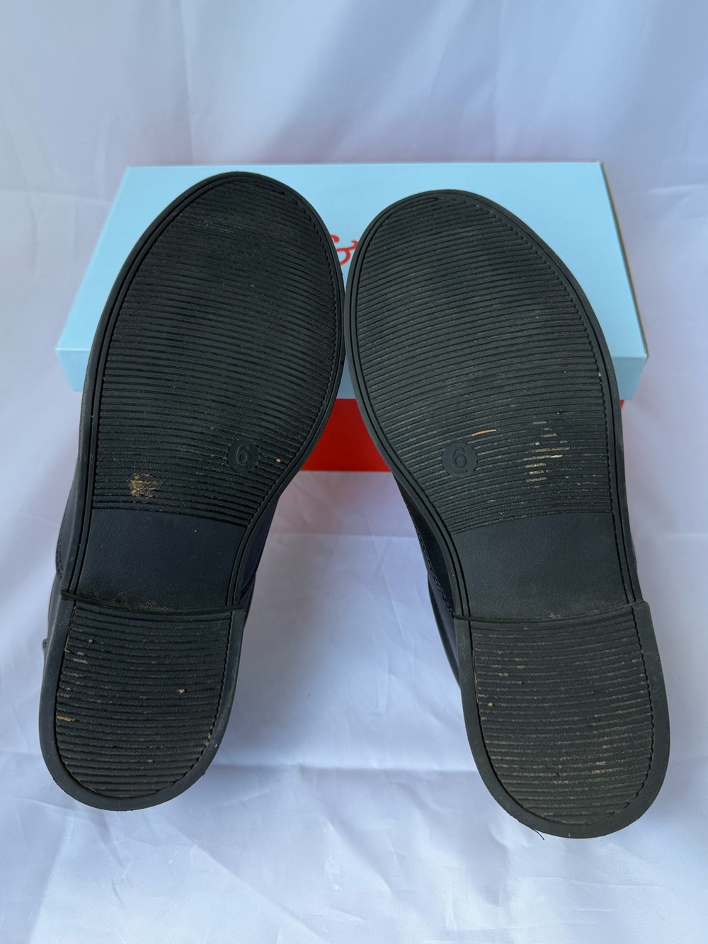 Cat & Jack Landyn Flats Boys Black Dress Shoes | Size 6 | Original Box - Picture 9 of 9